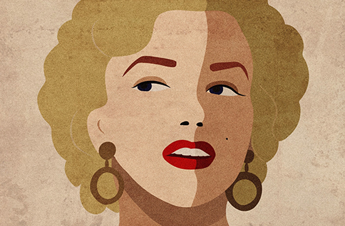 Marilyn Vintage Illustration